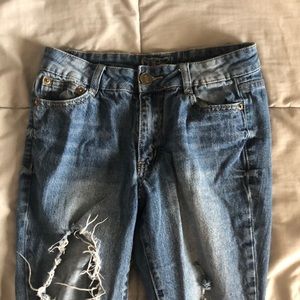 Rue 21 ripped skinny jeans!